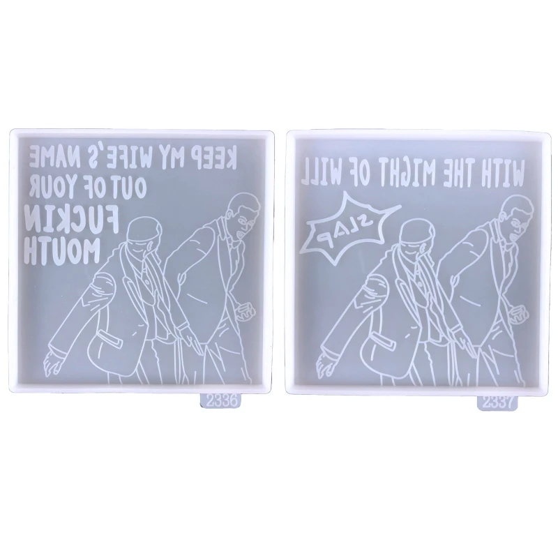 

28TF Square Coasters Epoxy Resin Mold Silicone Tray Fluids Artist Mold Tea Mat Make Your Own Tray Coaster Resin Mold Kit