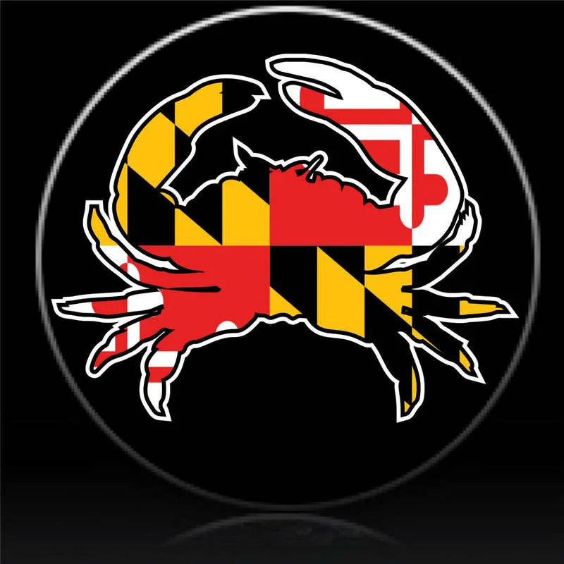 

Maryland Crab Spare Tire Cover-Custom made to your exact tire size