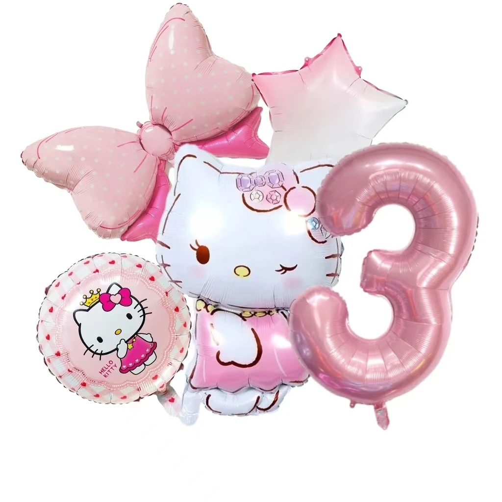 

Набор фольгированных шаров Hello Kitty MINISO