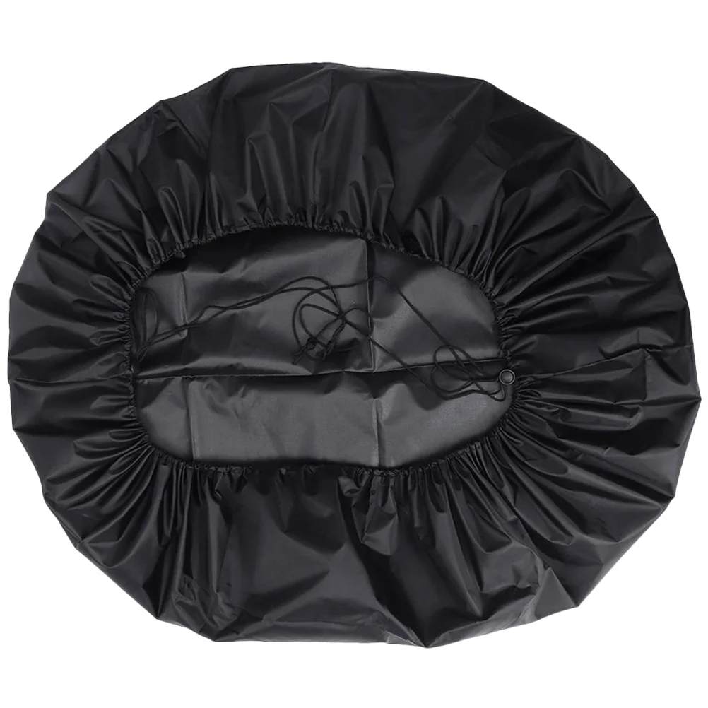 

112 Cm Outdoor Griddle Grill BBQ Cover Water Proof 112x112cm Accessories Black Dustproof Cloth