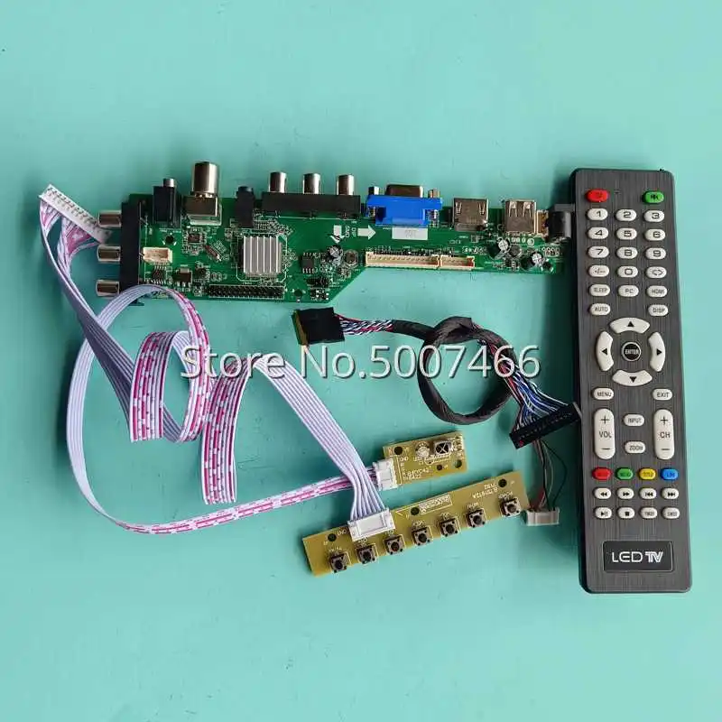 

Совместимый дисплей B156XW02 V2 HW1A 1366 768 40 Pin LVDS Digital 3663 DVB USB AV VGA HDMI 15,6 "плата контроллера драйвера ЖК-дисплея