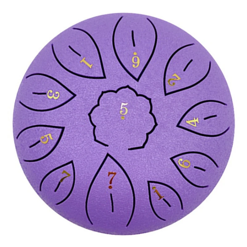 

6In Steel Tongue Drum 11 Kinds Of Notes With Drumstick,Finger Cot,Bag