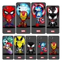 silicone armor cell case for moto g30 g60 g31 edge 20 30 pro g51 5g g71 g22 g200 one fusion x30 marvel ironman spiderman