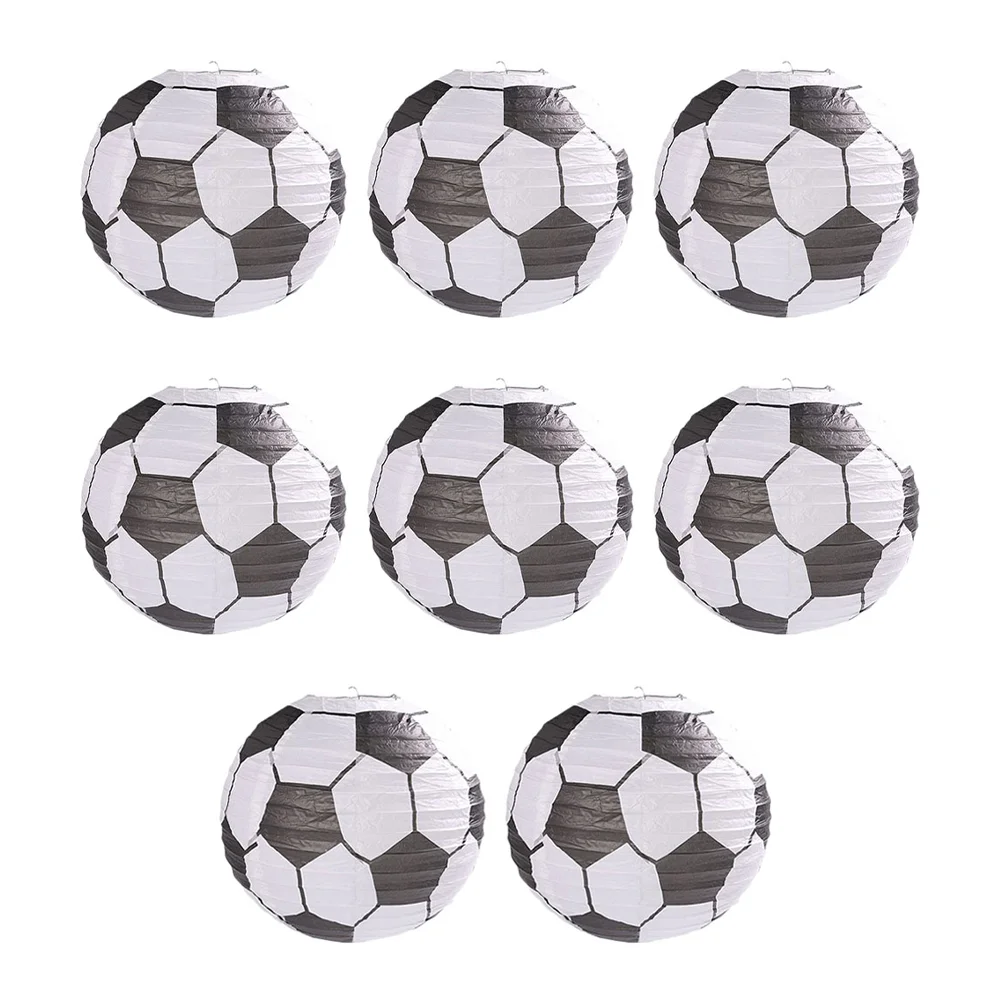 

Soccer Party Lanternpaper Lanterns Favors Decorations Footballhanging Air Fans Balloon Hot The