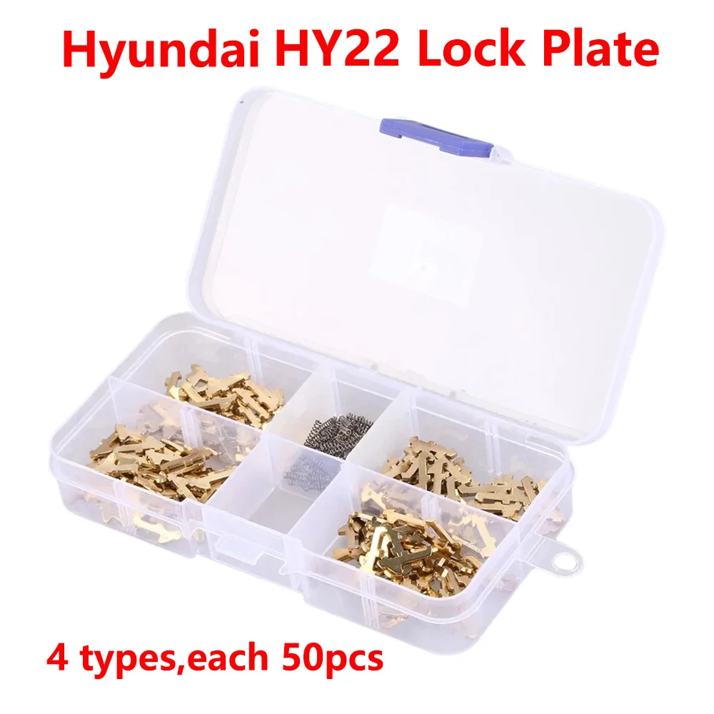 

200Pcs/Lot HY22 Car Lock Reed Brass Material Repairing Work Plate For HYUNDAI/IX30/35/S8/K5/Verna/New Sportage e.t.c