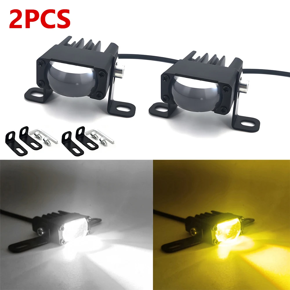 

Миниатюрная Светодиодная Рабочая Фара Для Автомобиля И Мотоцикла, Боковое И Центральное Крепление, Цветовая Температура 6000K