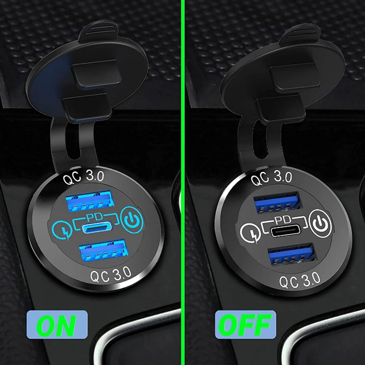 Розетка для быстрой зарядки 60 Вт стандартное автомобильное зарядное устройство