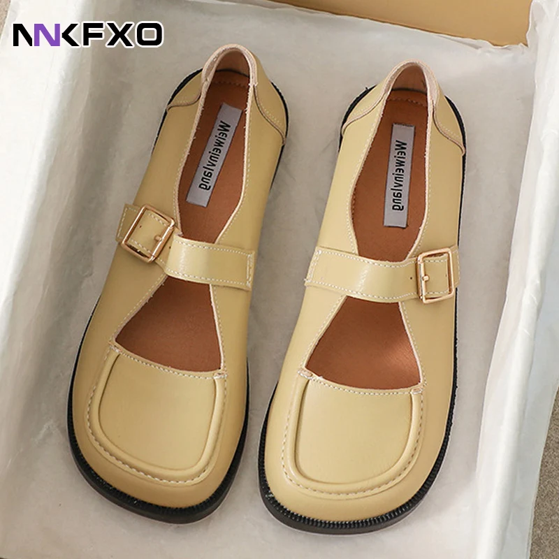 

New Spring And Autumn Japanese Soft Sister Mary Jane Shoes Jk Uniform Shoes College Style Breathable Flat Women Shoes