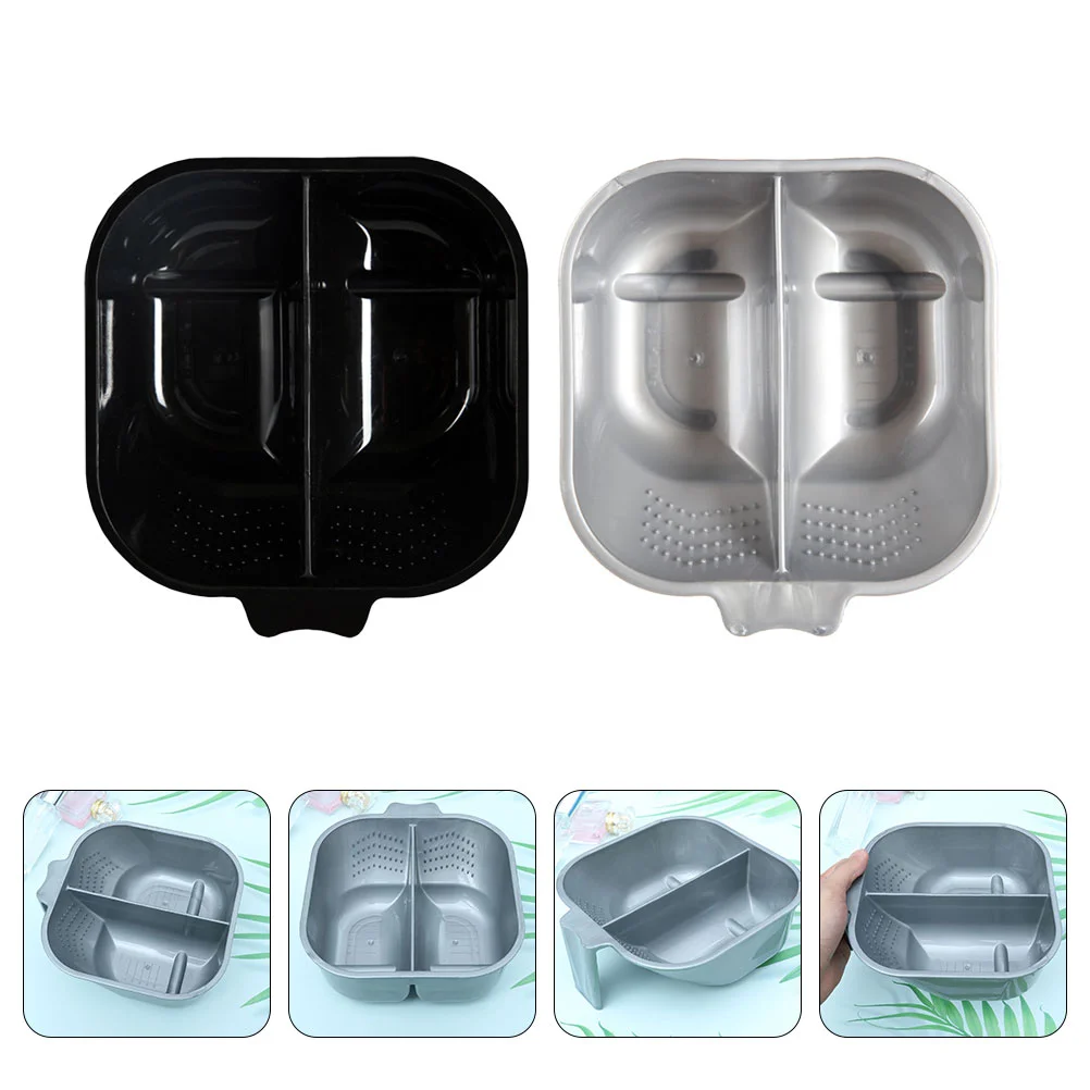 

Hair Bowl Mixing Color Salon Tint Bowls Coloring Tool Dye Dyeing Dying Highlighting Container Tools Face Double Brush Mud Diy