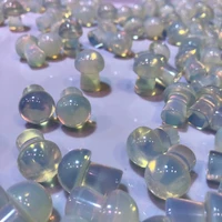 20pcs beautiful natural opal mushroom shaped polished stone decor healing gift decorative quartz crystals