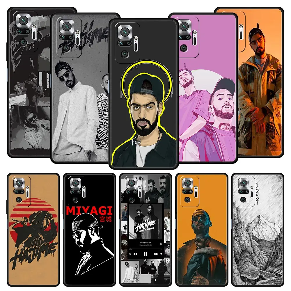 

MiyaGi Andy Panda Phone Case For Xiaomi Redmi Note 10 11 9 8 Pro 10S 9S 7 8T 9T 9A 8A 9C K40 Gaming 11T 5G Soft TPU Back Cover