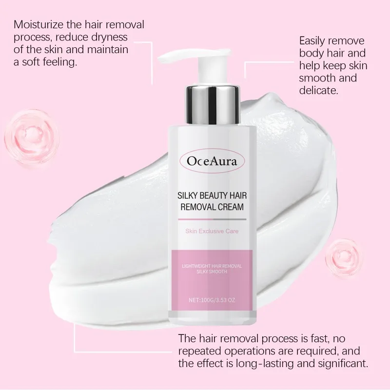 Шелковистая красота крем для удаления волос на коже быстрое нежное удаление
