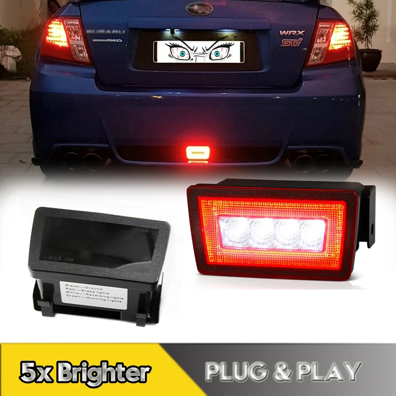 

1Pcs Canbus LED Tail Brake Reversing Lights Car Rear Fog Lamps For Subaru WRX STI XV Impreza Crosstrek 2011-2021 OEM#84913-FG420