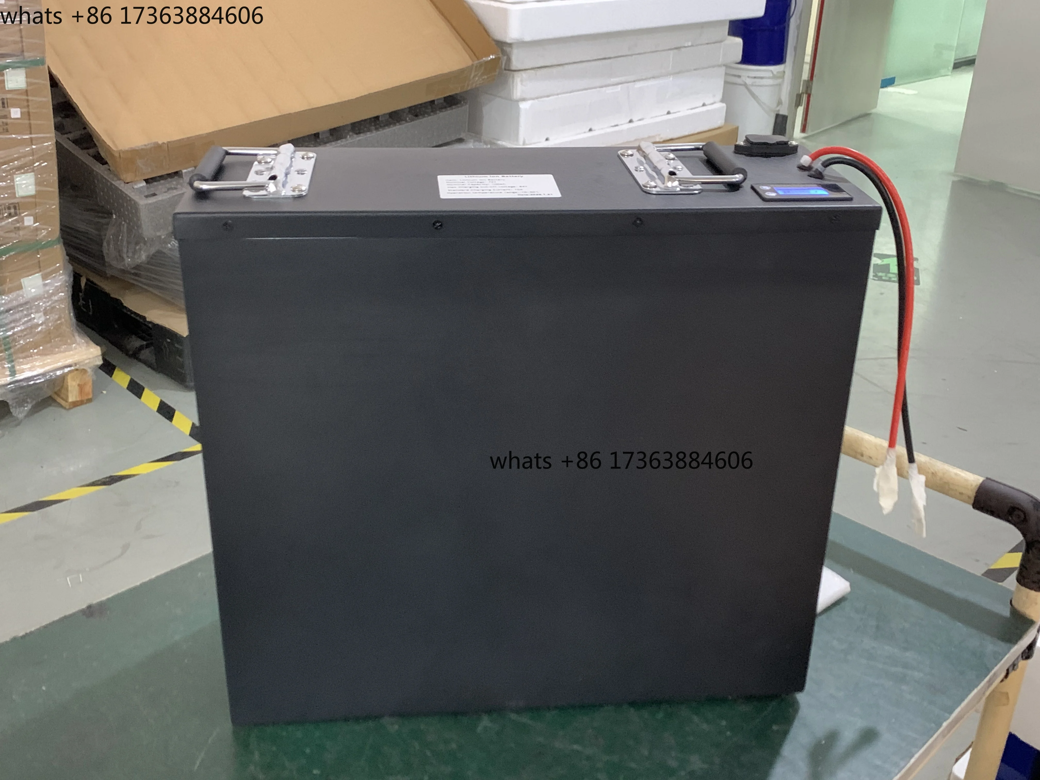 Фото Аккумулятор Cycle Rechargeable Lithium Ion LiFePO4/NCM 48В/60В/72В 50Ач/60Ач/80Ач/100Ач с Bluetooth BMS и быстрой зарядкой №3