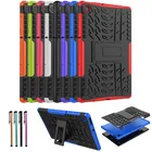 Бронированный чехол для планшета Lenovo Tab M10 FHD Plus 10,3 дюйма TB-X606FX606X ftablet Funda K10 X6C6, настольный держатель для планшета Tab M 10 Plus + ручка