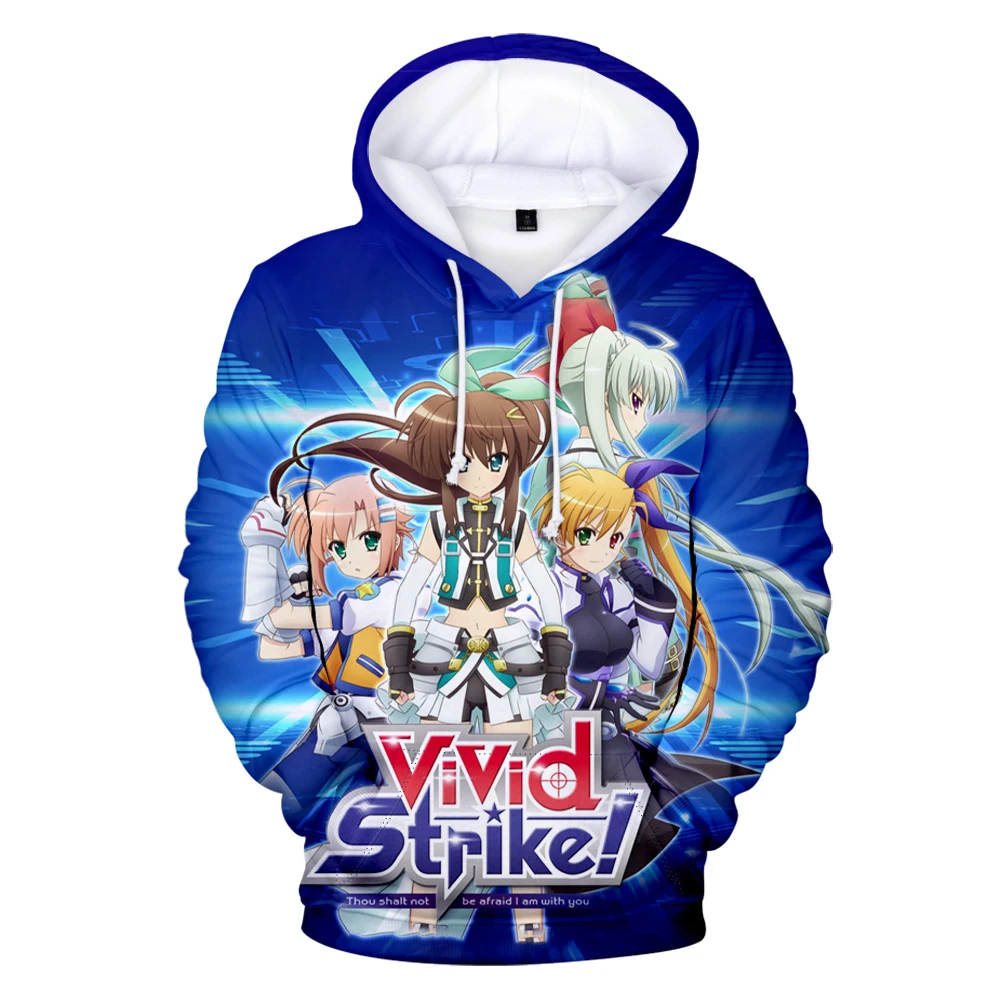

Sudadera con capucha de Anime Vivid Strike para hombre y mujer, suéter de Anime japonés, Sudadera con capuch All-match