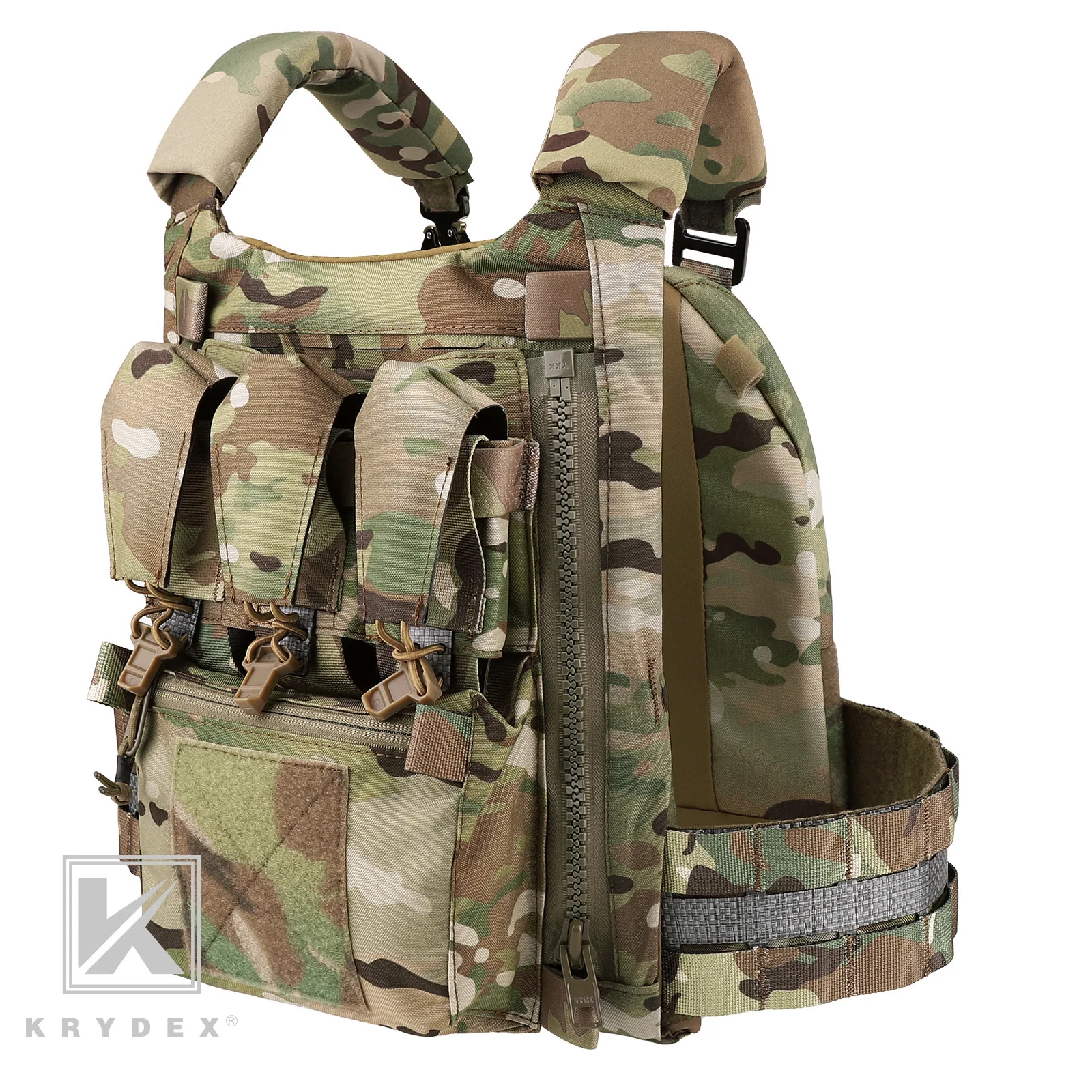 KRYDEX FCPC V5 Plate Carrier Front Mag Insert Pouch Backpack Cobra Buckle Tegris Cummerbund Tactical Vest Full Set Hunting Vest
