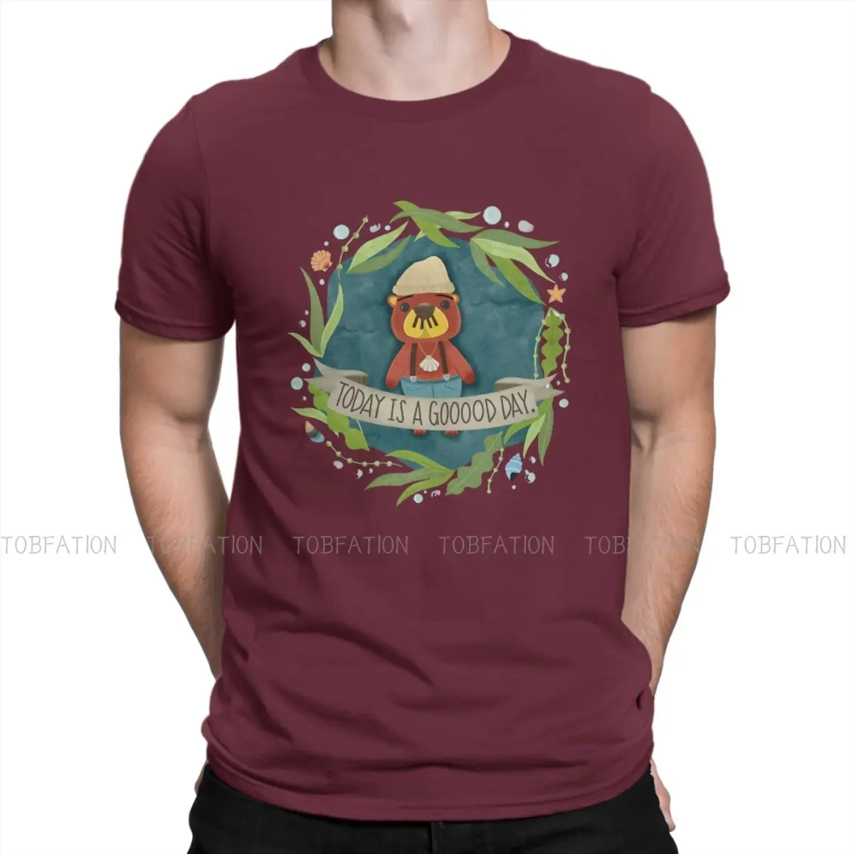 Otter Wisdom Style TShirt Animal Crossing Timmy Game Top Quality New Design Gift Clothes  T Shirt Short Sleeve Hot Sale