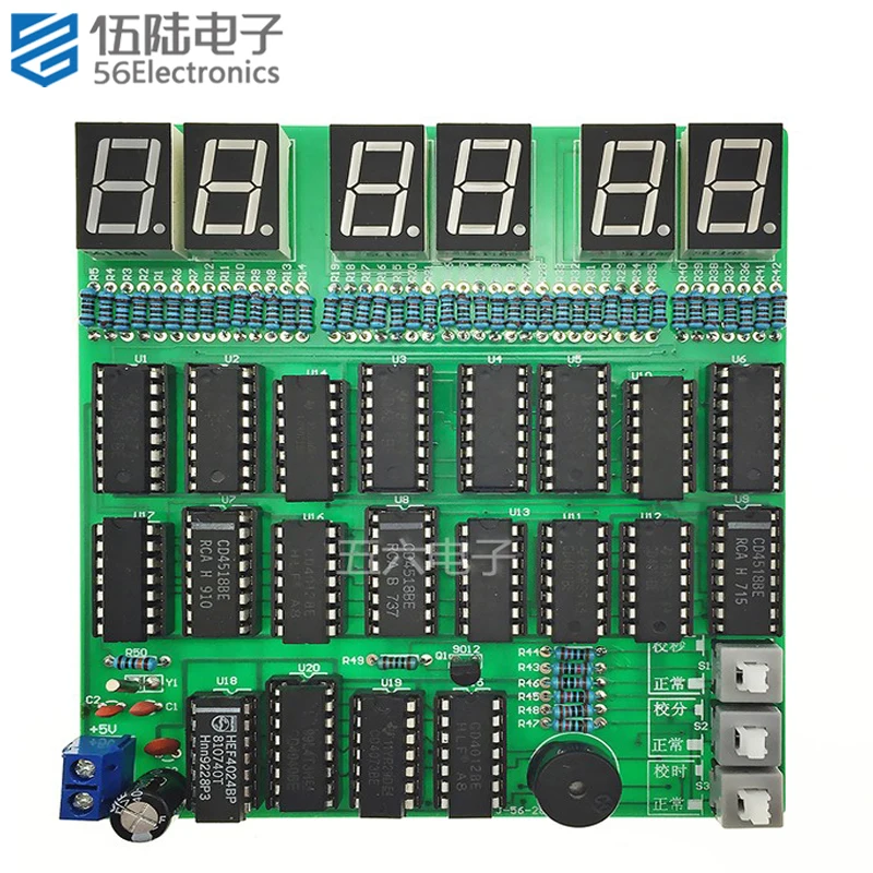 

Multifunctional Digital Clock Electronic DIY Kit Welding and Assembly Spare Parts for Teaching Experiment