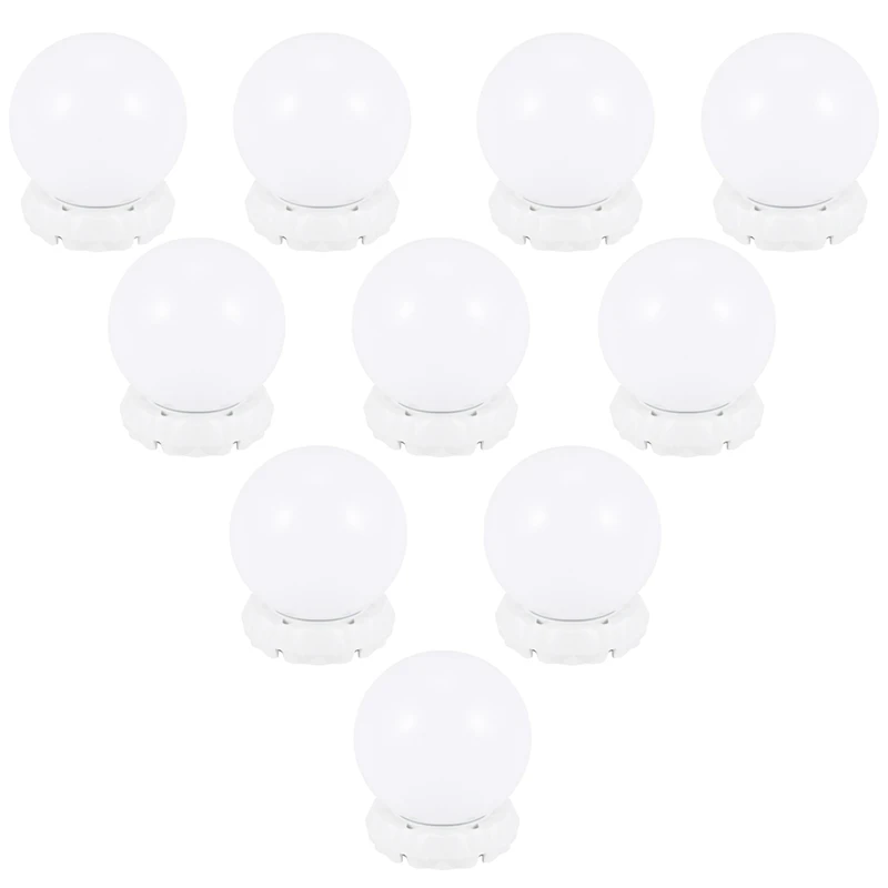 

Стильный светодиодный зеркальный светильник, зеркало для макияжа, USB, Косметическая лампа для макияжа, 10 лампочек в комплекте, 3 цвета, светя...