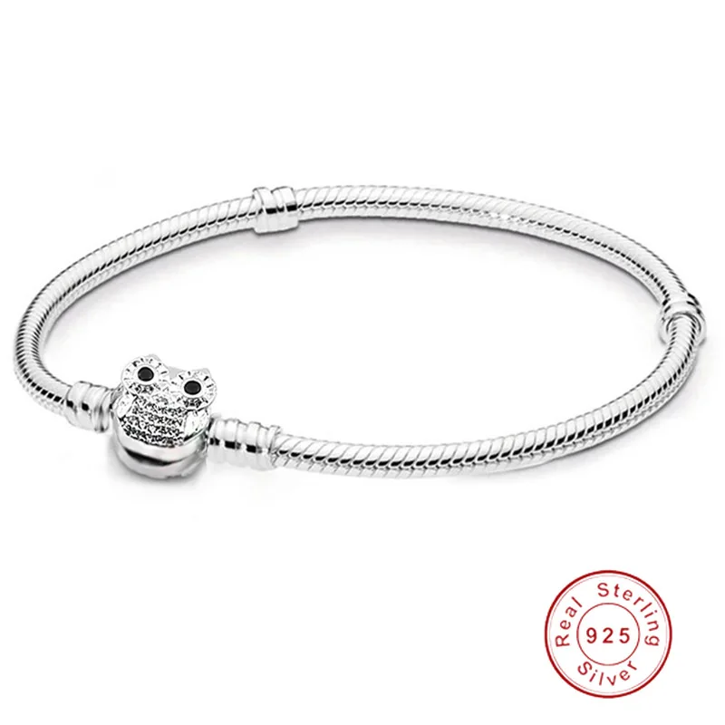 

Женская цепочка-Шарм «Сова» из серебра 925 пробы