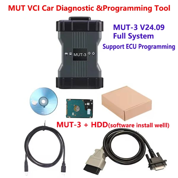 

WIFI MUT-III SE для Mitsubishi MUT-3 VCI диагностический тестер последний V24.09 Поддержка программирования ЭБУ полная система автоматический диагностический инструмент