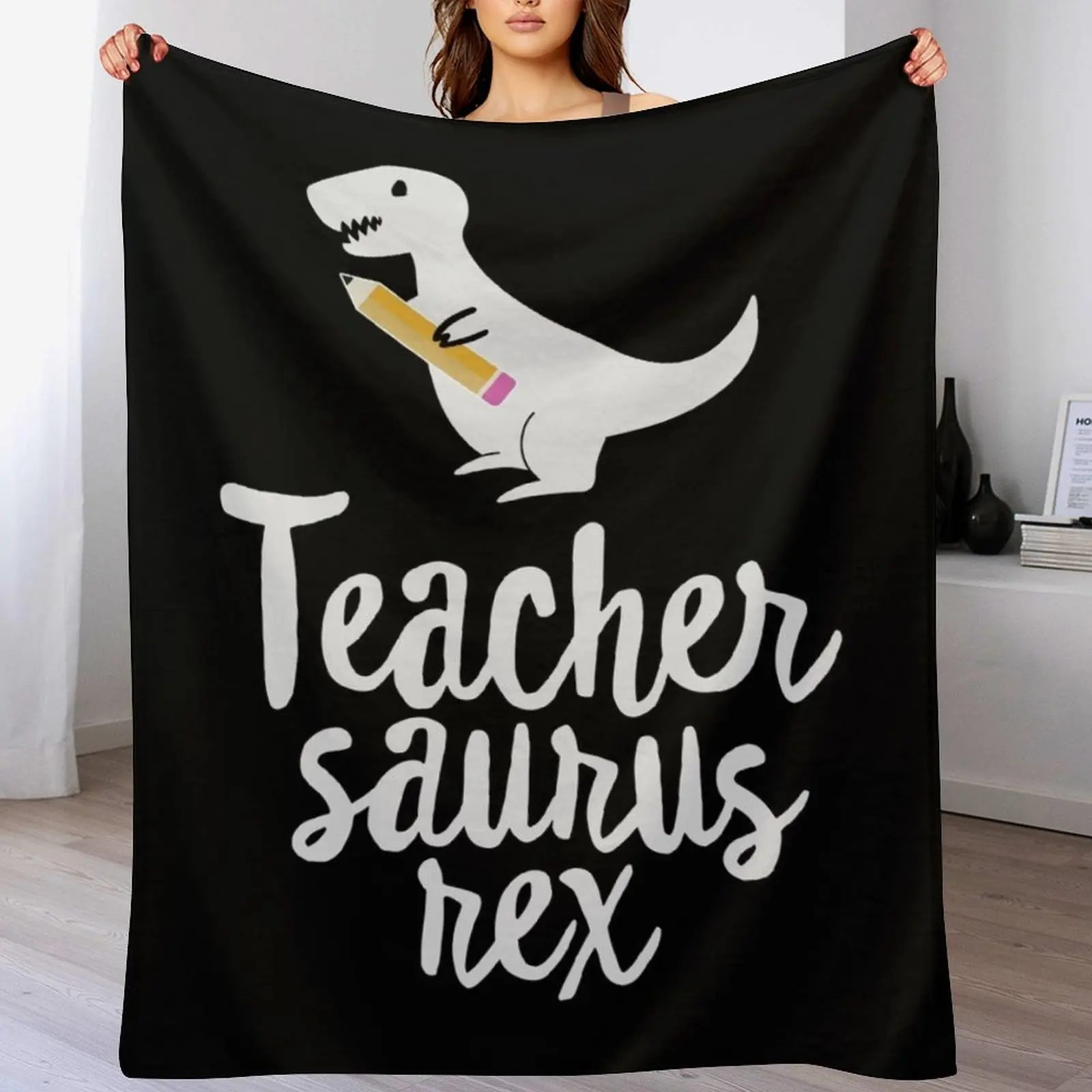 Рубашка для учителя Saurus Rex-ученика Trex подарок на день матери одеяло роскошный