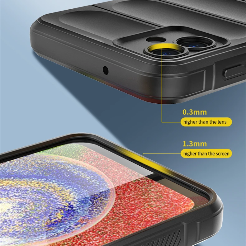 For Samsung Galaxy A04 Case Silicone TPU Capa Rubber Protector Anti-drop Case For Galaxy A04 Cover For Samsung A04 A14 Case