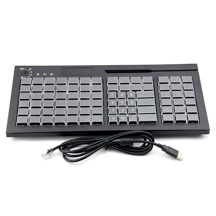 

Keyboard manufacturer 84 keys programmable keyboard with MSR