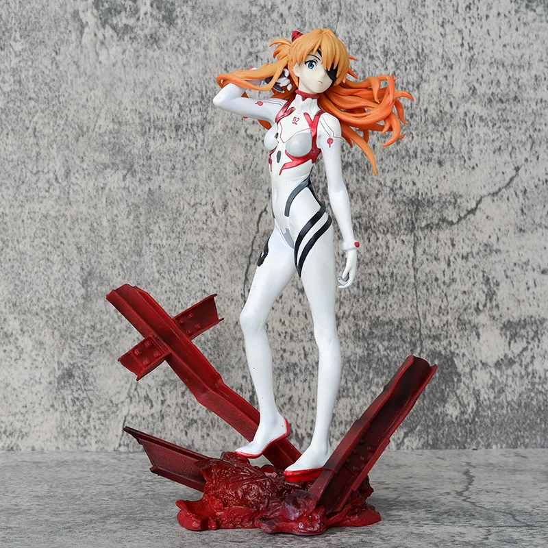 

25cm NEON GENESIS EVANGELION Figure Rebuild of Evangelion Asuka Langley Soryu Anime Figure Kawaii Collection Doll Gift Toy