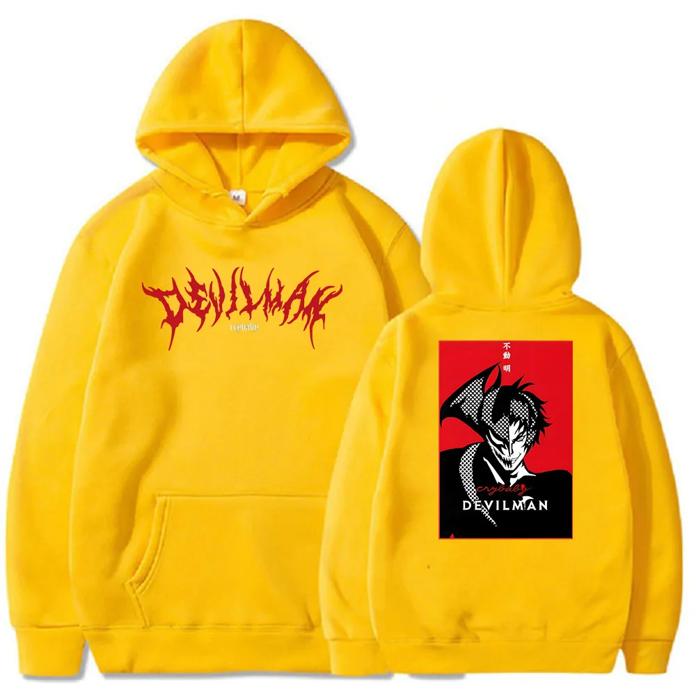 

Devilman Crybaby Hoodies boys DEMON Graphic Sweatshirts for kids Y2k Anime Clothes girls Clothing Manga Tracksuit children Tops
