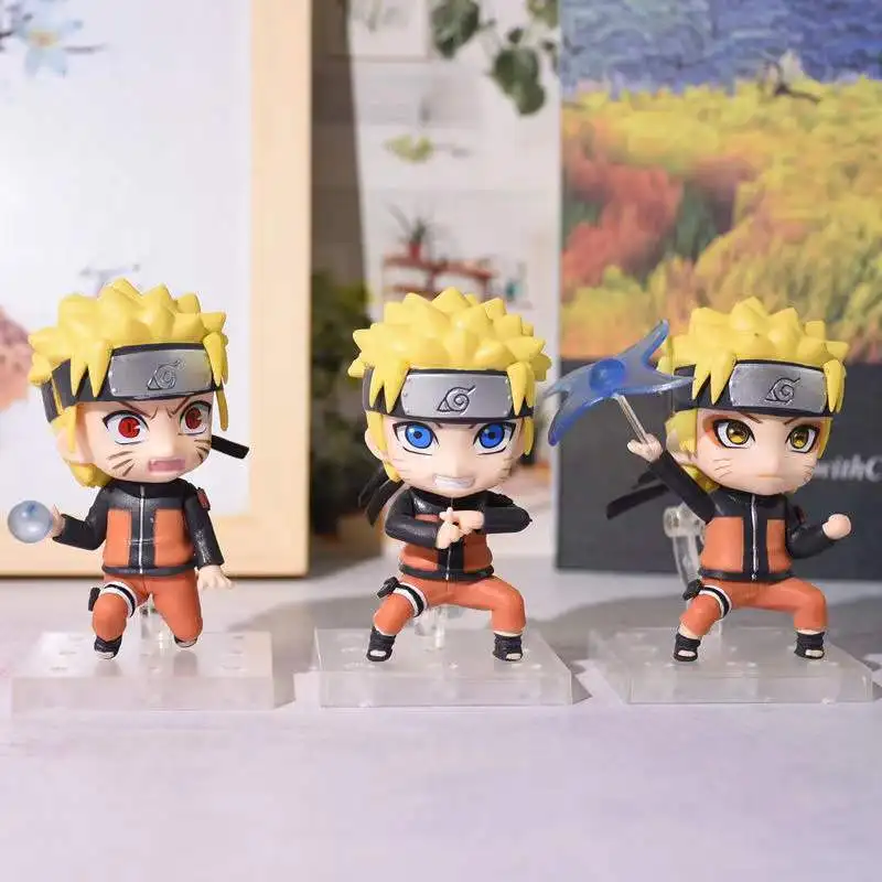

Anime Naruto Obito Raikage Kakashi Naruto Sasuke Minato Hinata Action Toy Figures Collectable Pvc Kawaii Model Toys Kids Gift