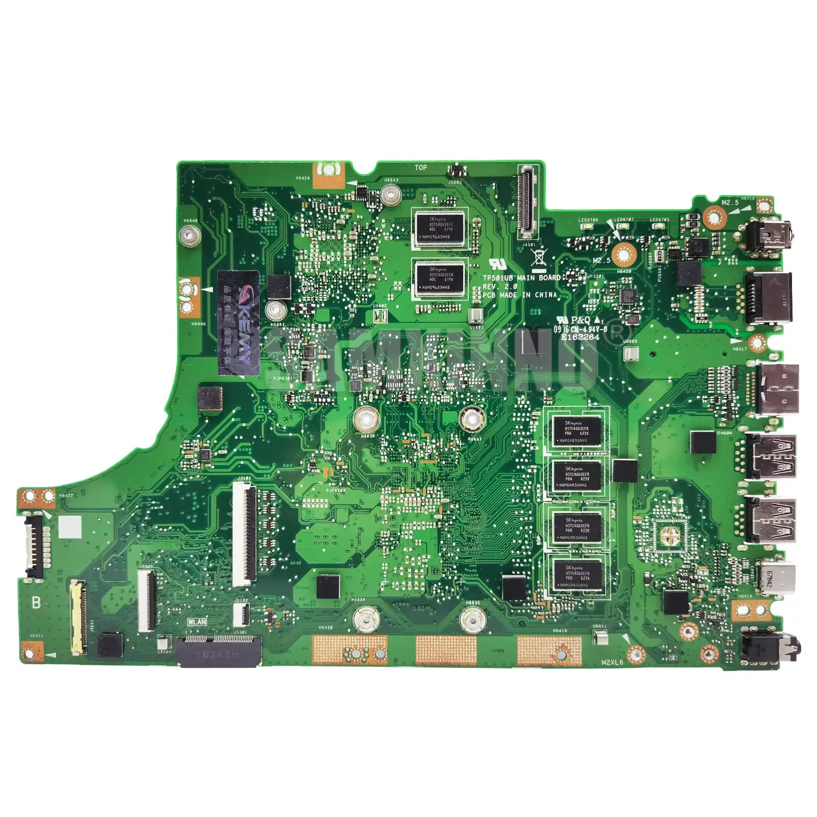 Рисунок 3 - TP501UB Материнская плата ASUS