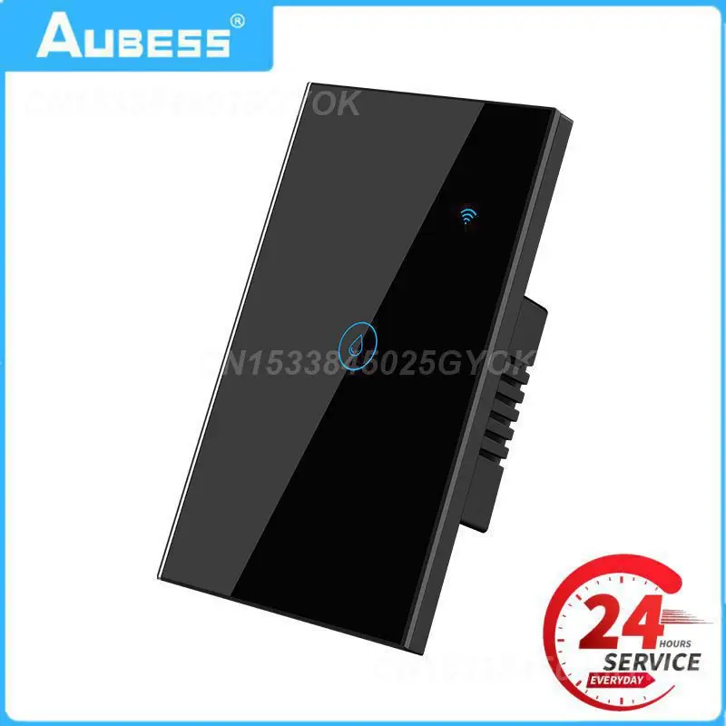 

Voice Speaker Control Water Heater Switch 2000w Wall Switches Timing Function App Remote Control Smart Wifi Touch Switch