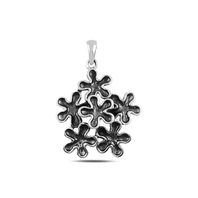 

Серебряное 925 пробы ожерелье с цветком
