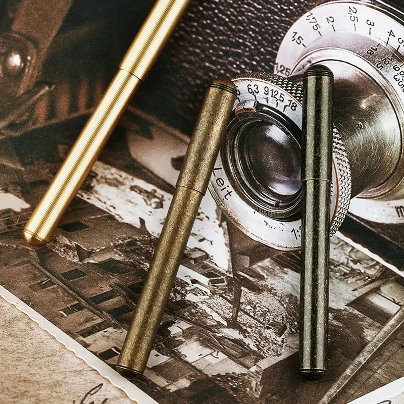 Moonman Delike Element полностью медная перьевая ручка яркий наконечник маленький