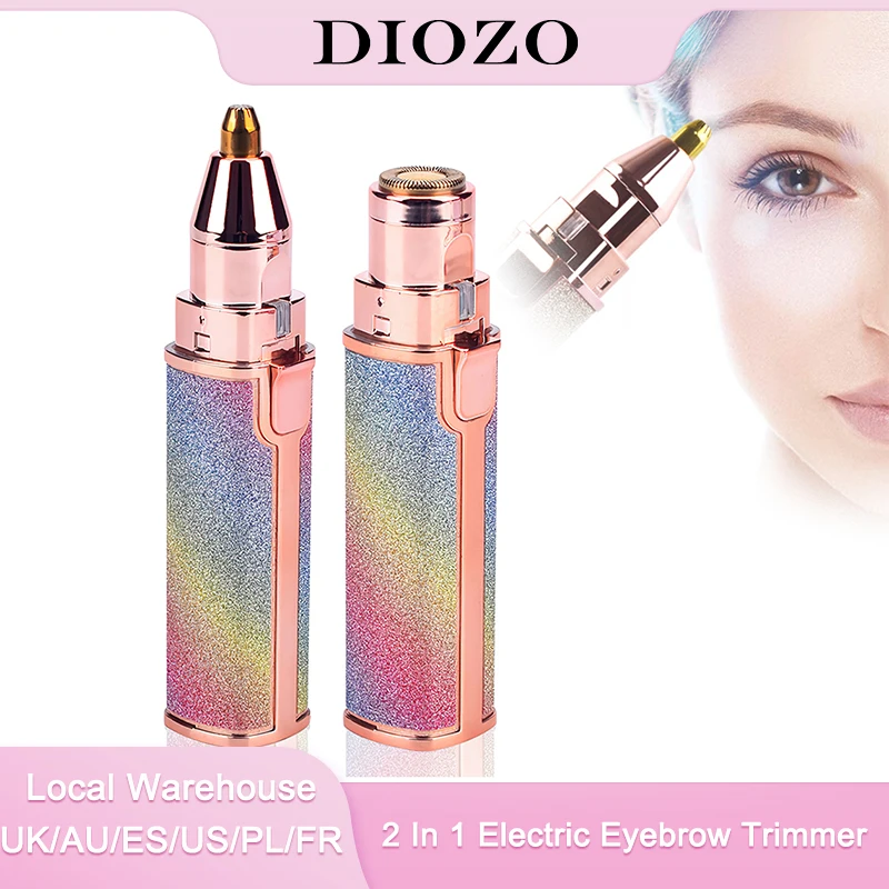 

2 в 1, женский электрический триммер для бровей