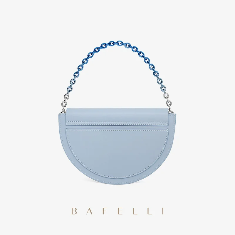 bafelli handbag women 2021 new fashion saddle collocation diamond ring lock crossbody designer brand luxury female chain bag free global shipping