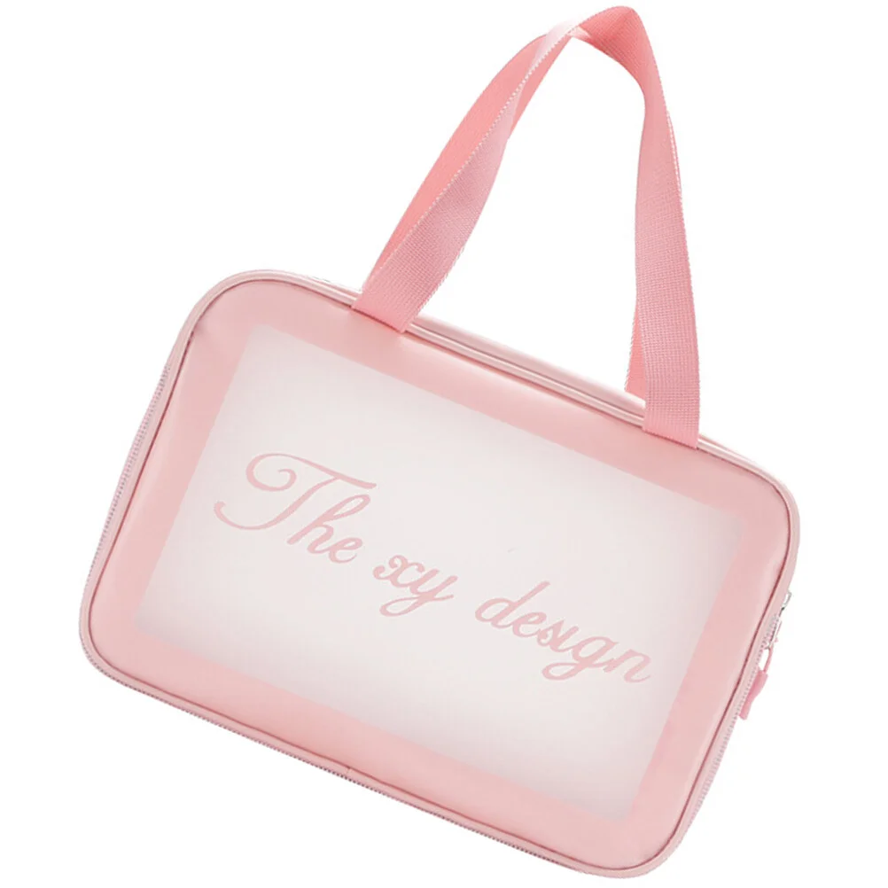

Airplane Travel Essentials Flying Size Toiletries Makeup Bag Clear Bags Women Net Packing