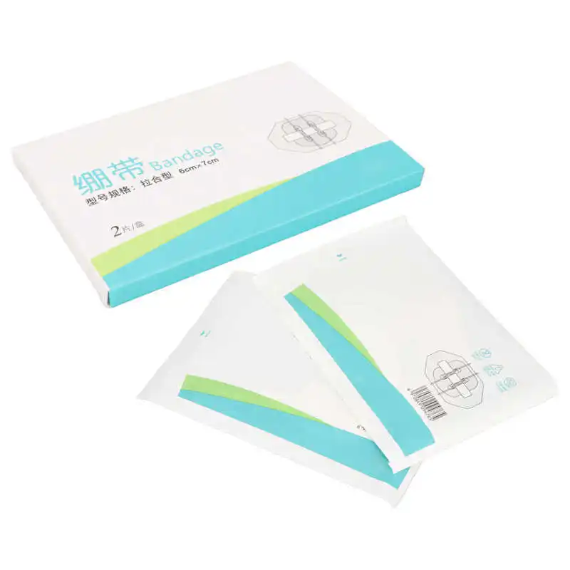 

Skin Closure Device Skin Friendly Waterproof Noninvasive Zip Stitch Sutures Bandaids Breathable Portable for Wound Care