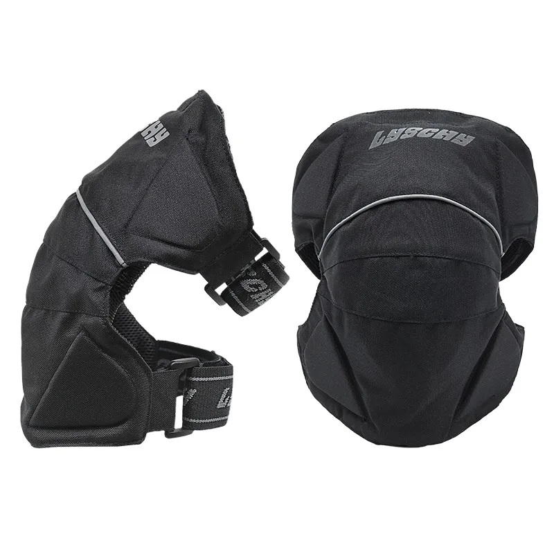 Сертификация CE LYSCHY мотоциклетные наколенники светоотражающие для мотокросса