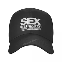 sex instructor funny creative men baseball cap new brand printing snapback hat high quality summer adjustable hiphop caps