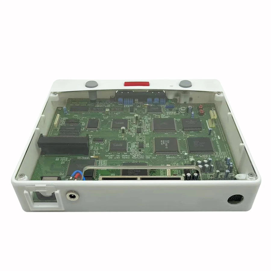 Фото Новый оригинальный дизайн: прозрачная игровая консоль DIY SS Diskless Host SAROO Card Loader для игр Saturn (эксклюзив) №2