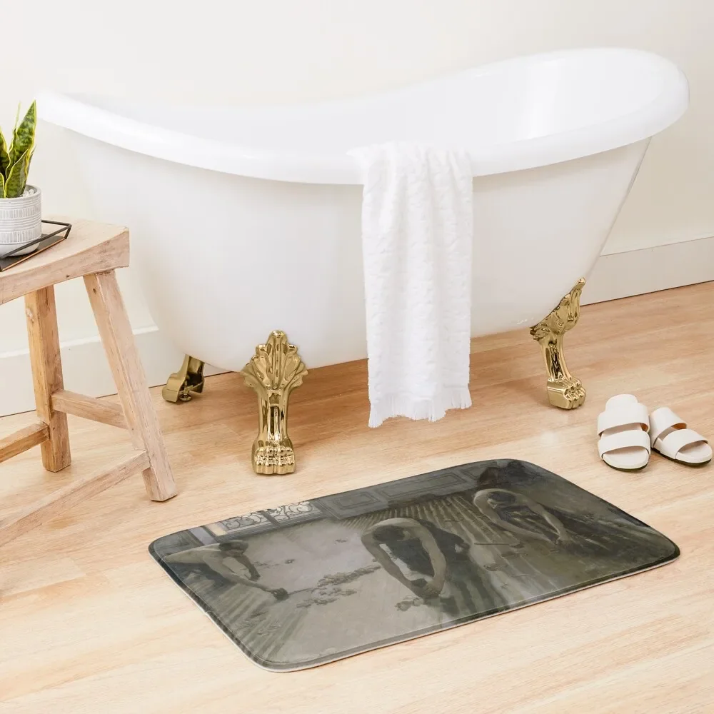 Gustave Caillebotte - Напольные строгальные машины (1875) Коврик для ванной Полы Ковер