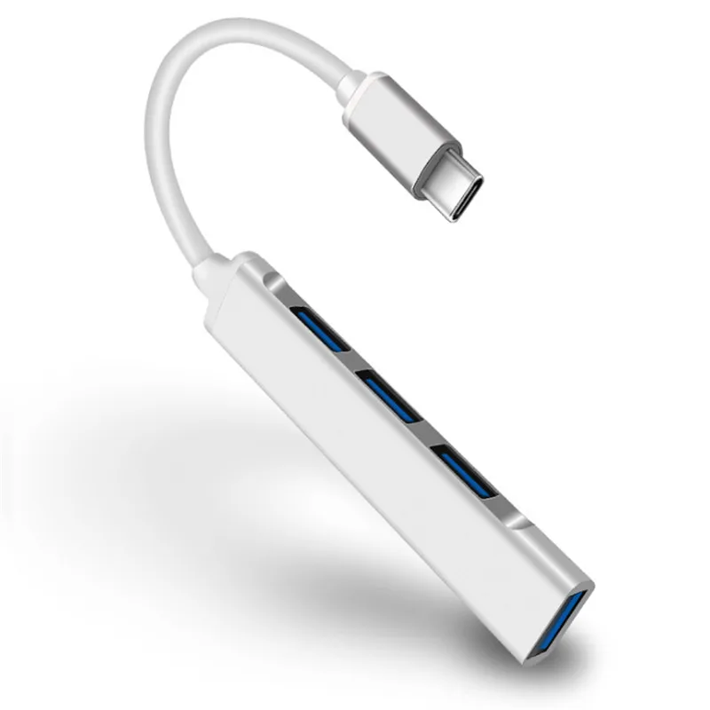 4 порта мульти-разветвитель адаптер OTG USB C концентратор Type 3 1 Для Macbook Pro 13 15 Air Mi HUAWEI