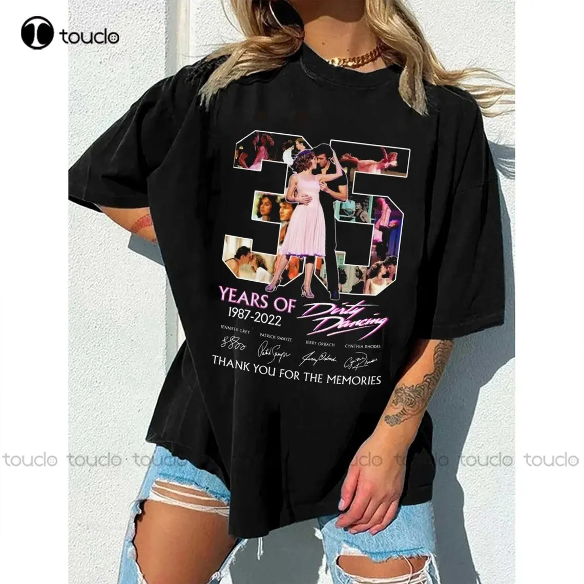 

35 Years Of Dirty Dancing 1987 2022 Shirt 35Th Anniversary Dirty Dancing Tshirt Thank You For The Memories Signatures Shirt New