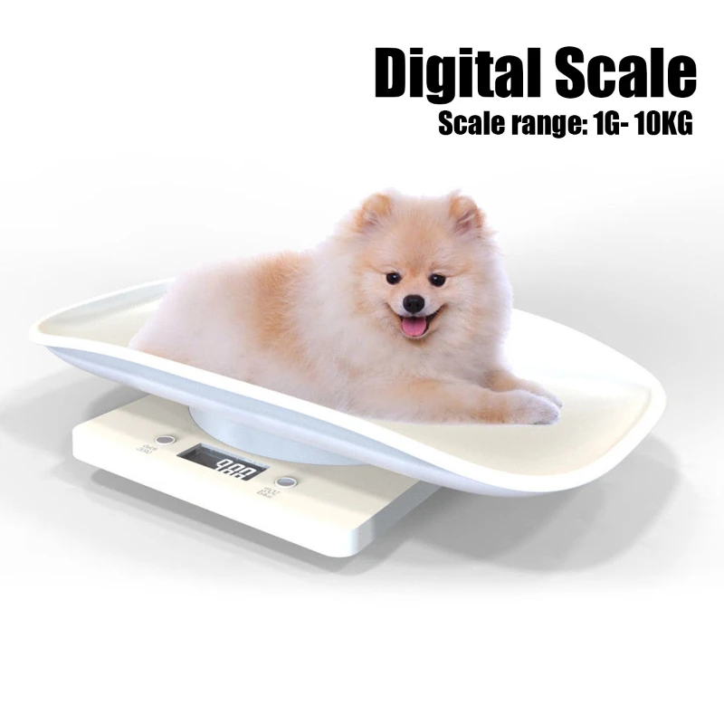 IMBABY Newborn Baby Scale Dogs Cats Pet Scale Digital Scale High Precision Multi-Function 2g-10kg Infant Electronic LCD Scale images - 2