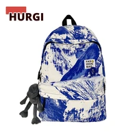 2022 graffiti womens waterproof backpack trendy college shoolbags gril large capacity camouflage bag female travel laptop bag