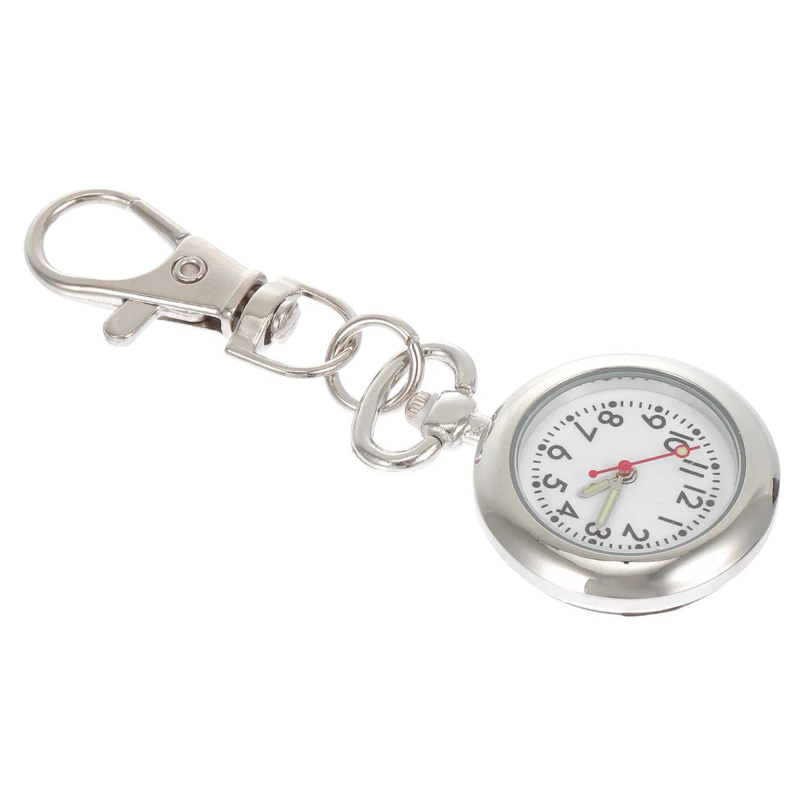 

1Pc Hanging Pocket Watch Keyring Watch Bag Pendant Small Key Ring with Watch