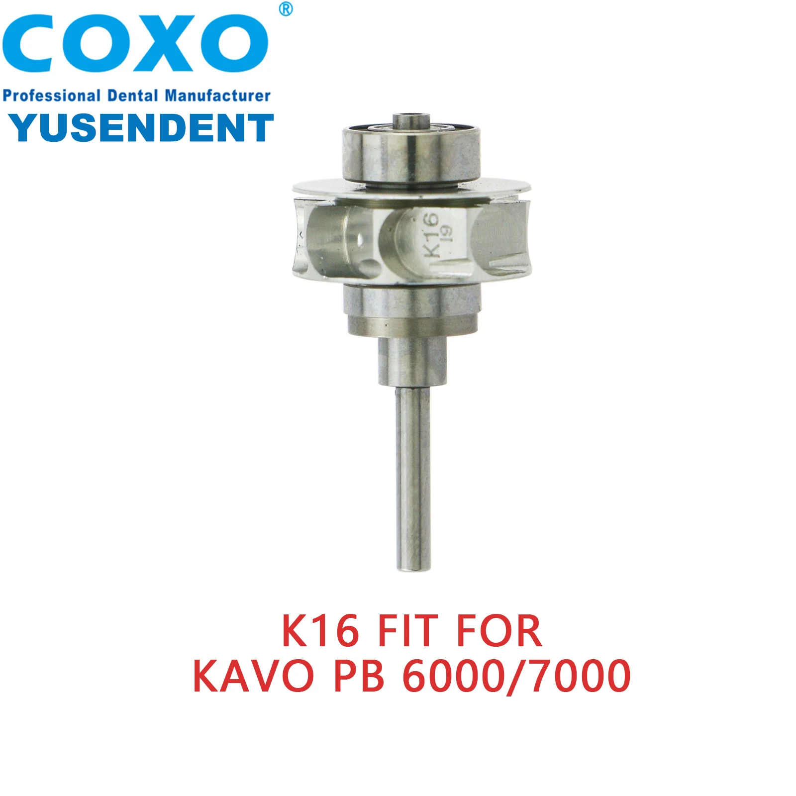 COXO Dental Spare Rotor Cartridge High Speed Turbine K16 For KAVO PB 6000/7000 Handpiece